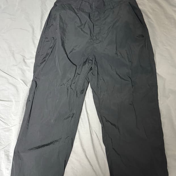 노스페이스 블랙 바람막이 바지 