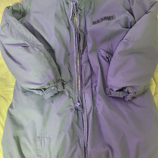 미군 오리지널 m65 피쉬테일 1세대 은지퍼 개파카 알파 인더스트리 xs