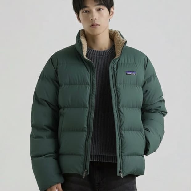 파타고니아 사일런스 리버시블 패딩 L