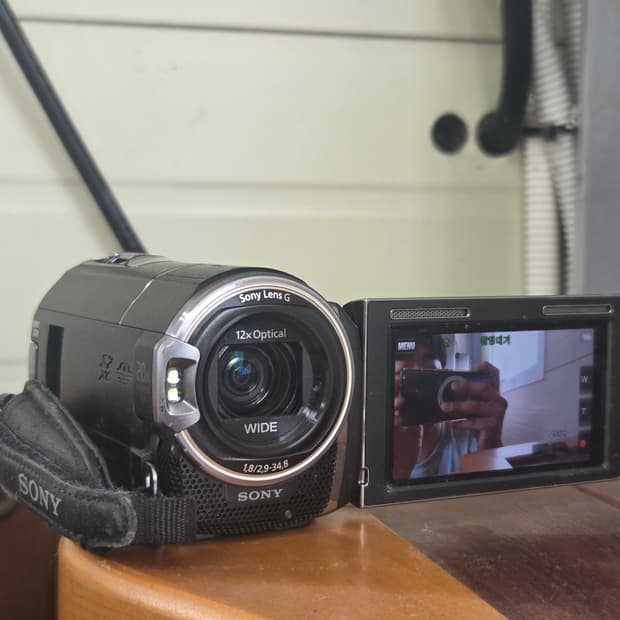 *빈티지핸디캠* HDR-PJ580 프로젝터 핸디캠