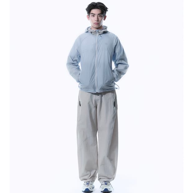 산산기어 SIDE SNAP PANTS [ICE BEIGE]