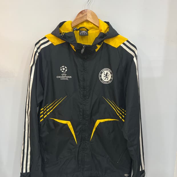 아디다스 첼시 챔피언스리그 바람막이 자켓