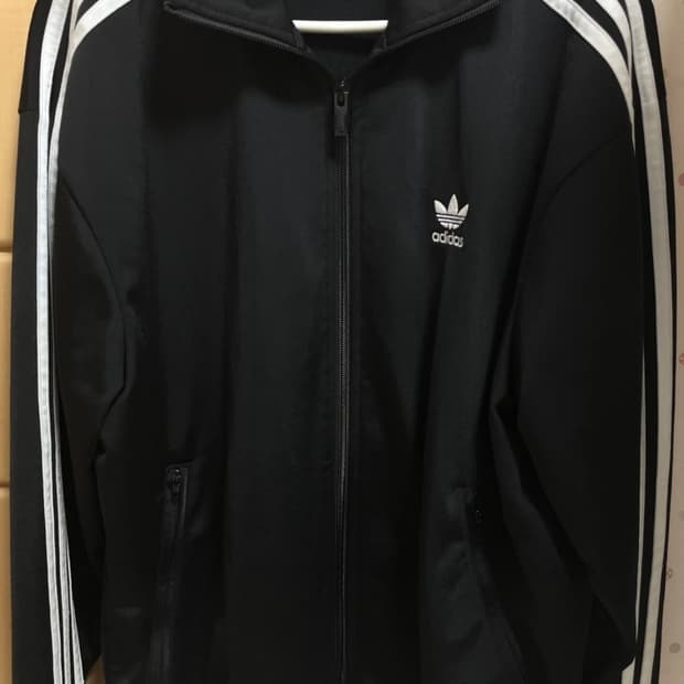 아디다스 파이어버드 져지 트랙탑 자켓 블랙 S