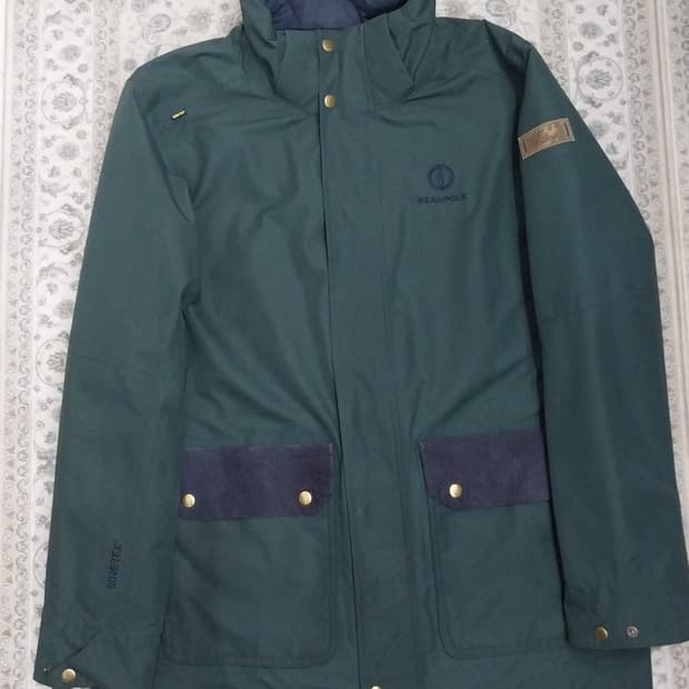 빈폴 고어텍스 그린색 자켓 110  (후드분실)