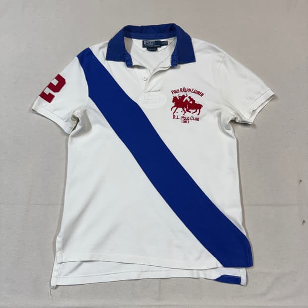 M) 폴로 랄프로렌 빅포니 기마로고 반팔 카라티 피케 셔츠