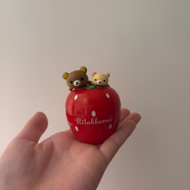 리락쿠마 딸기 소품함
