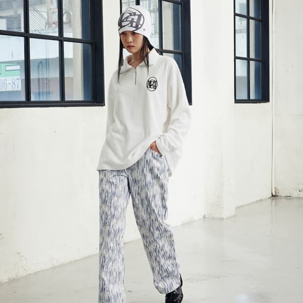 (새상품) TARGETTO 타게토 기하학패턴 데님