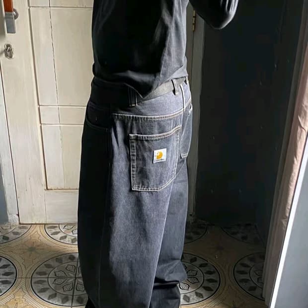칼하트 브랜돈 블랙 스톤 워시드 m