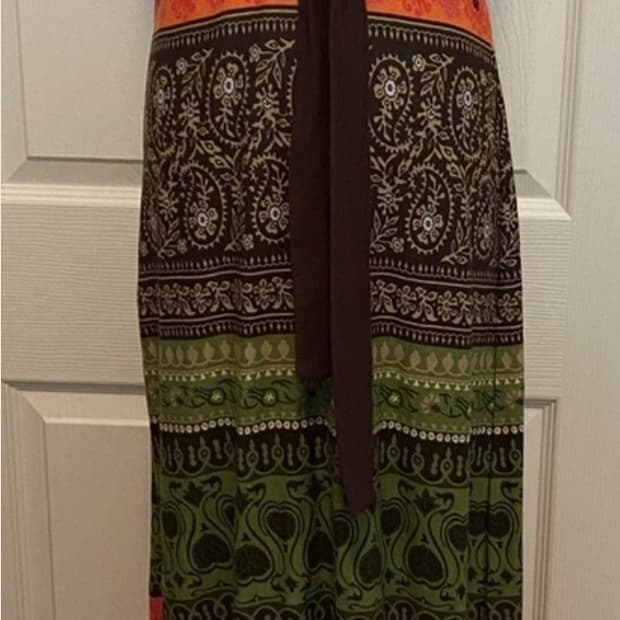 토미 힐피거 여성 맥시 원피스 XS