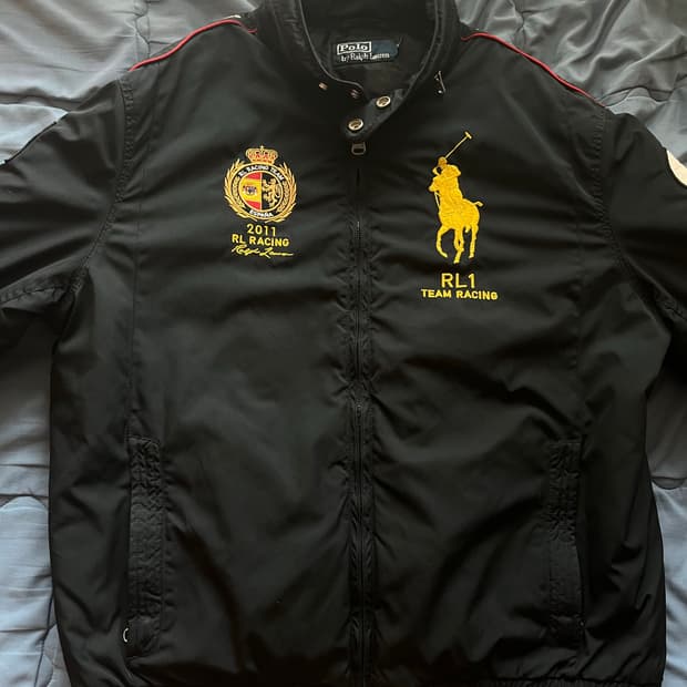폴로 랄프로렌 빅포니 레이싱 봄버자켓