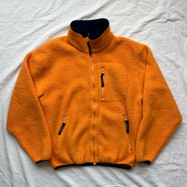 LL Bean 엘엘빈 90s USA 딥파일 플리스 자켓 