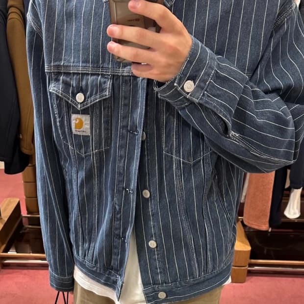 칼하트 olrean 자켓 (블랙) m