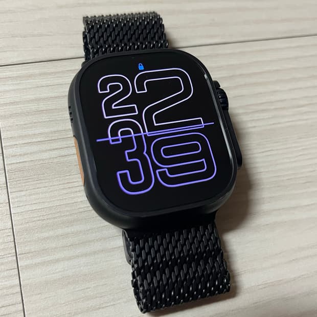애플워치 울트라2 49mm 블랙 밀레니즈 루프 set
