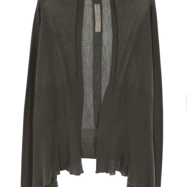 Rick owens grey cardigan