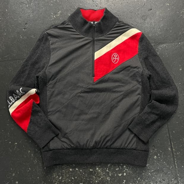 100 까스텔바작 방풍 반집업 니트 