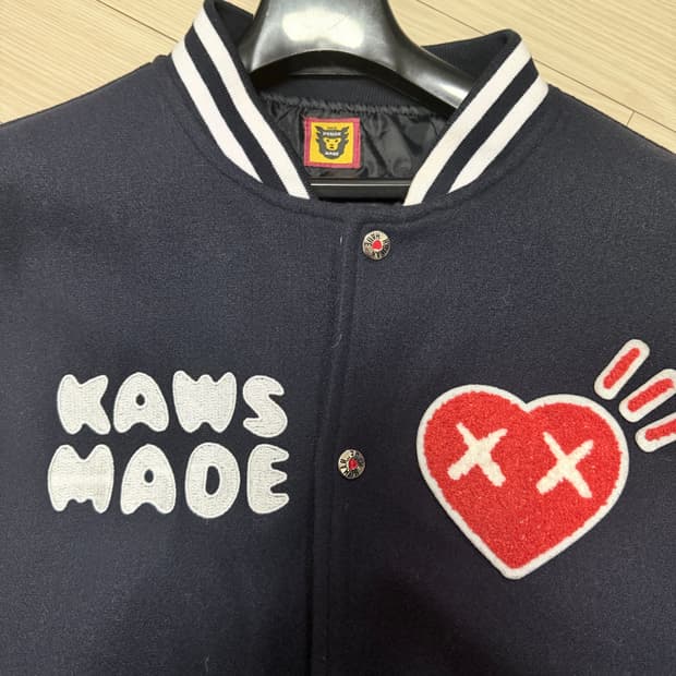 휴먼메이드 바시티 자켓 L