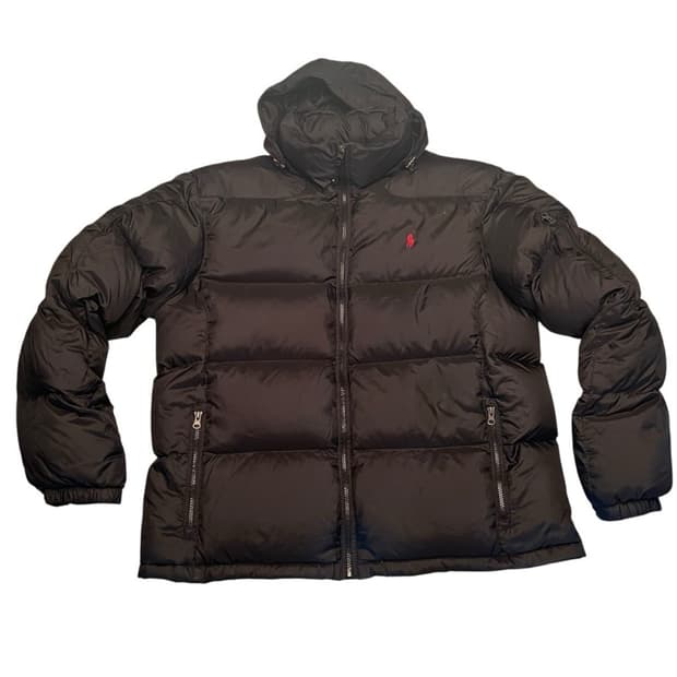 폴로 랄프 로렌 다운 푸퍼 후디 패딩 자켓