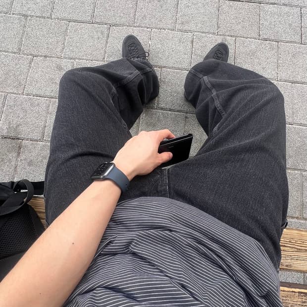 리바이스 실버탭 배기 W32 L32 흑청