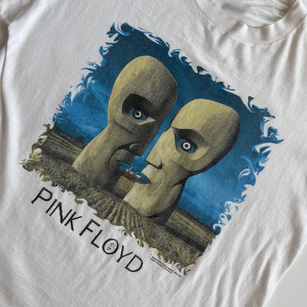 90s pink floyd 핑크플로이드 빈티지 티셔츠