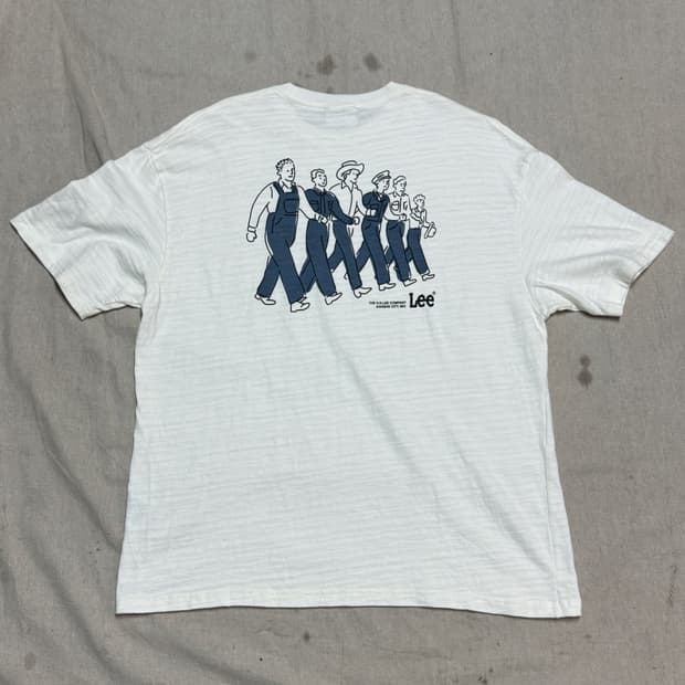 Lee 리 카우보이 백로고 반팔 XL