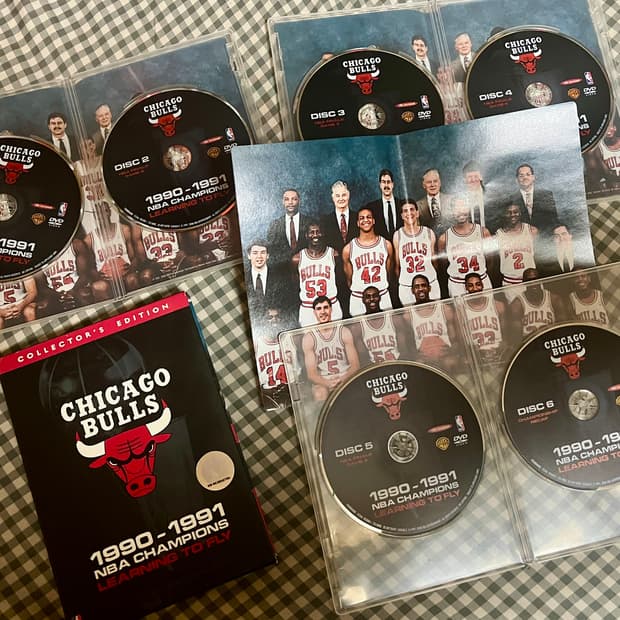 1991년 불스 대 레이커즈 파이널 다큐 DVD 6장 셑