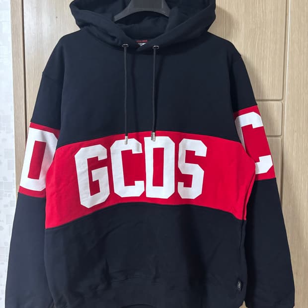 GCDS 지씨디에스 로고 후드티