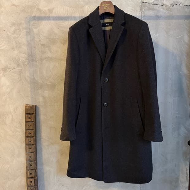 휴고보스 헤비멜톤울 코트 100