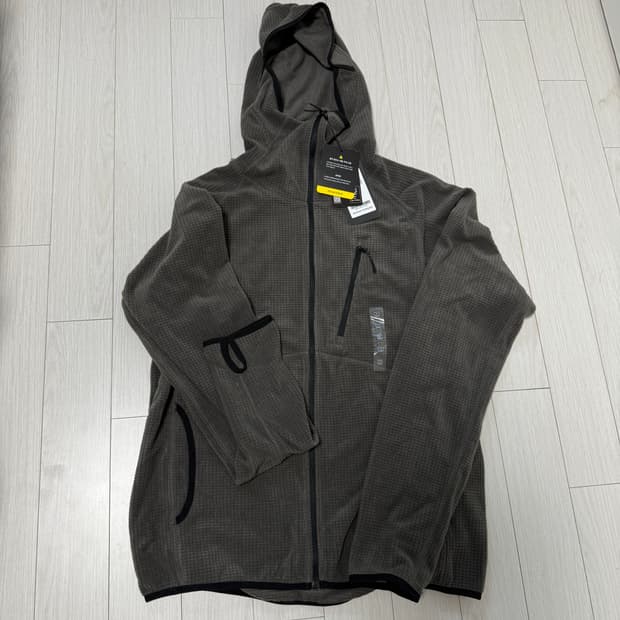 플리마켓🔥 무탠다드 시티 레저 플리스 바라클라바 후드 집업 머드 그레이