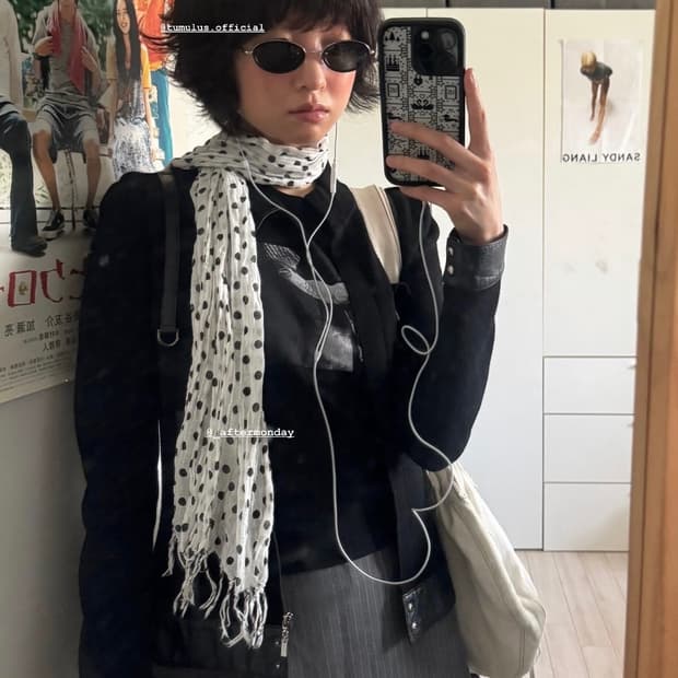 tumulus RYGGI 선글라스 블랙