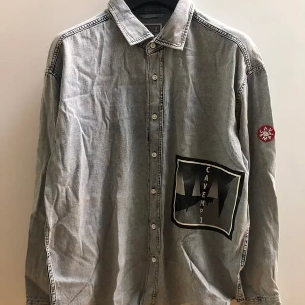 [M]카브엠트 와이드 데님셔츠 #3