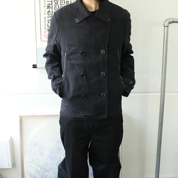 PPFM 코튼 더블 자켓