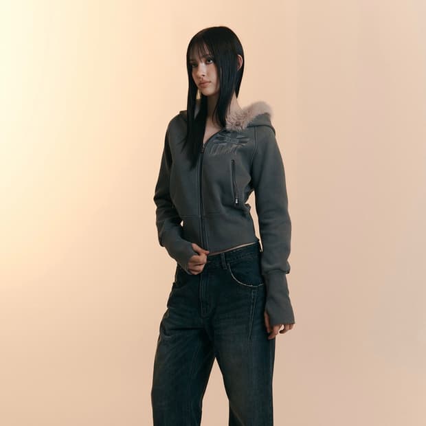 Becky Fur Hoodie Jacket