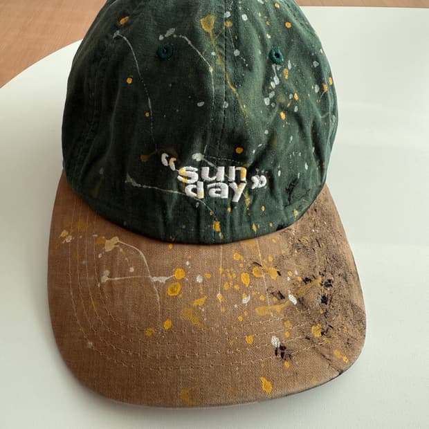 빈티지 페인팅 선데이 캡