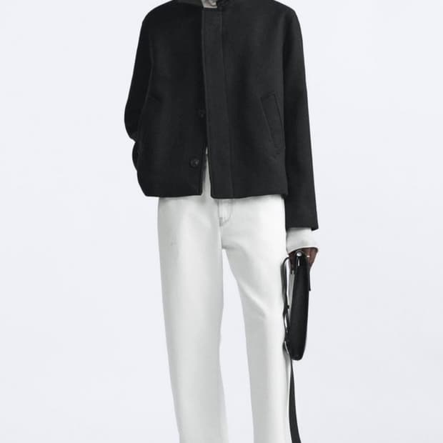 자라 울블렌드 자켓 xl