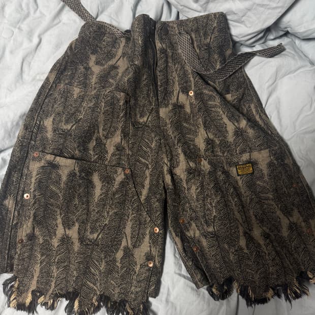 [2]캐피탈 페더 카펜터 쇼츠 데님팬트