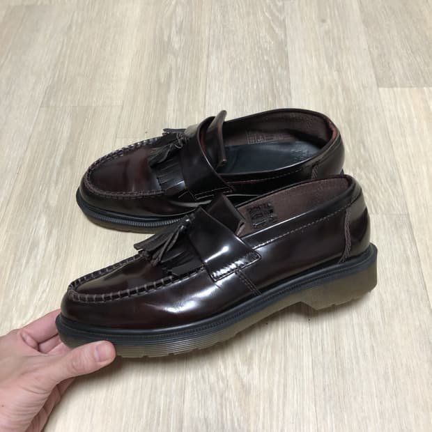 (260) 닥터마틴 Dr.martens 아드리안 태슬 로퍼 버건디