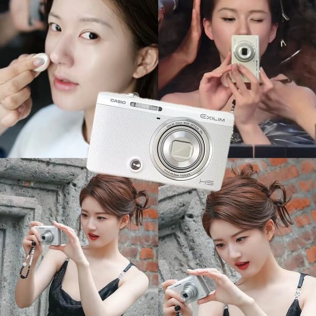 풀박!) Casio exilim zr70 화이트 카시오 엑슬림