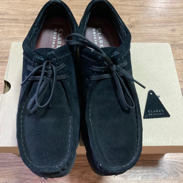 [UK8.5/270] 클락스 왈라비 GTX 고어텍스 / 블랙 스웨이드