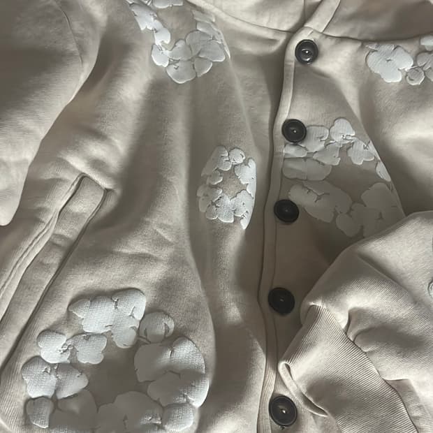 데님티어스 오트밀 가디건