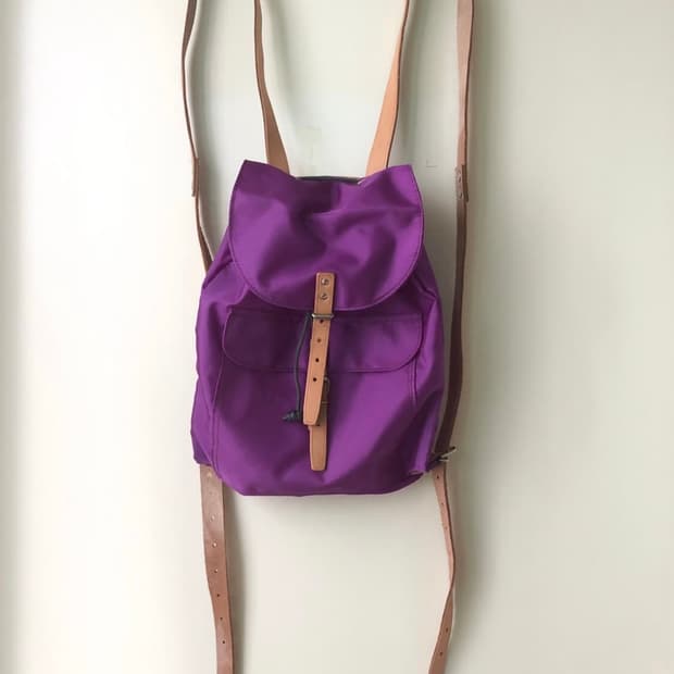 Comme des Garcons 퍼플 미니 백팩