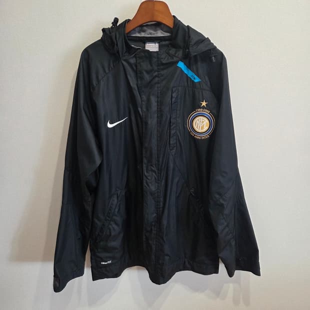 나이키 인터밀란 블랙 바람막이 자켓 S(95)