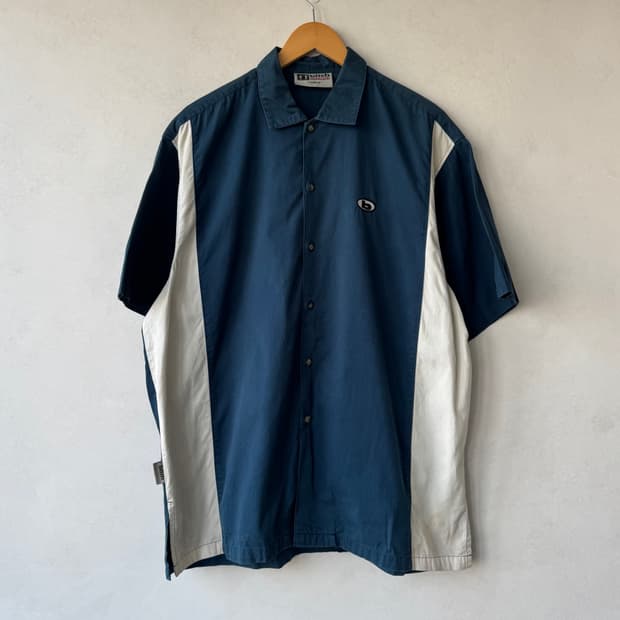 비치 스케이트보드 하프셔츠