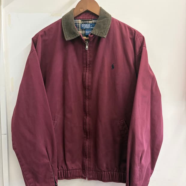 N158. 폴로 랄프로렌 버건디 스윙탑 자켓