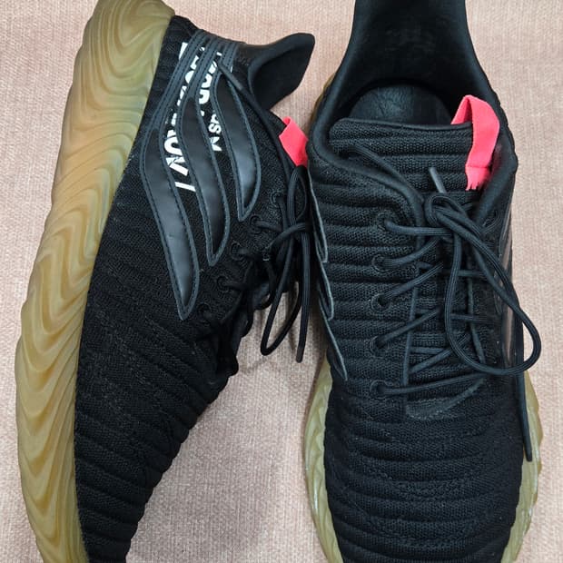 아디다스 285mm-  소바코브 코어블랙 스니커즈 