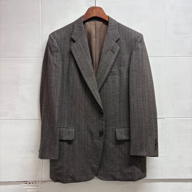 BURBERRY 싱글 울 블레이져 자켓 