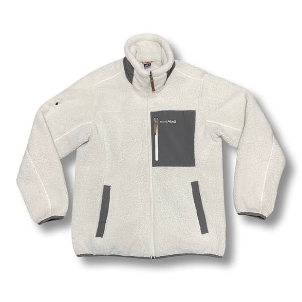 [M] 몽벨 후리스 자켓 아이보리 색상