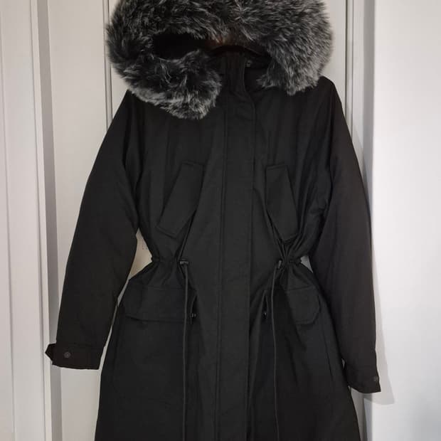 CK캘빈클라인진스 야상후드덕다운패딩