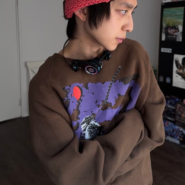 Novadelic 인더스트리얼 사무라이 스웻 셔츠