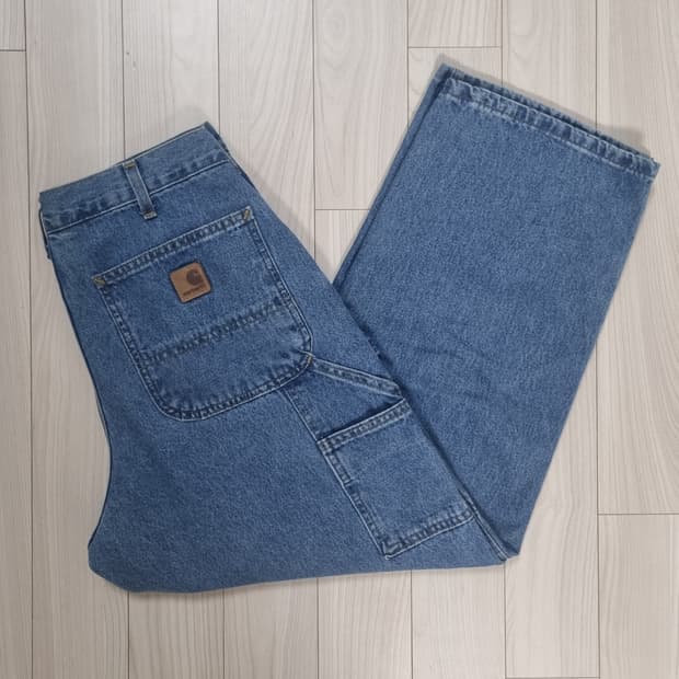 칼하트 데님 카펜터 워크팬츠 B13 STW 32X28