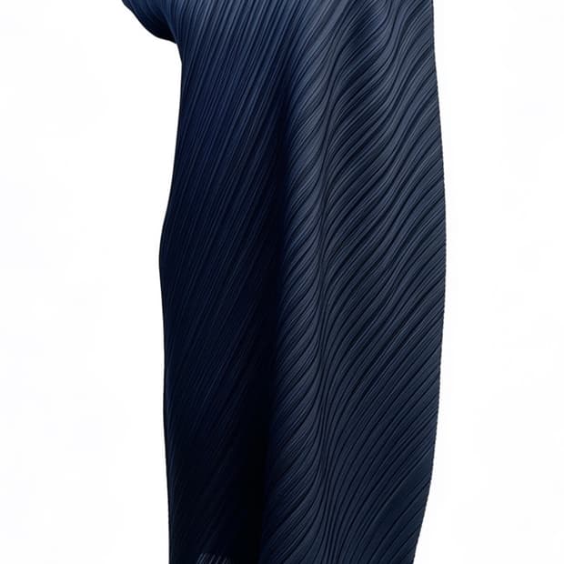 (이태리)PLEATS ITALY 사선 언밸런스 입체 플리츠 원피스